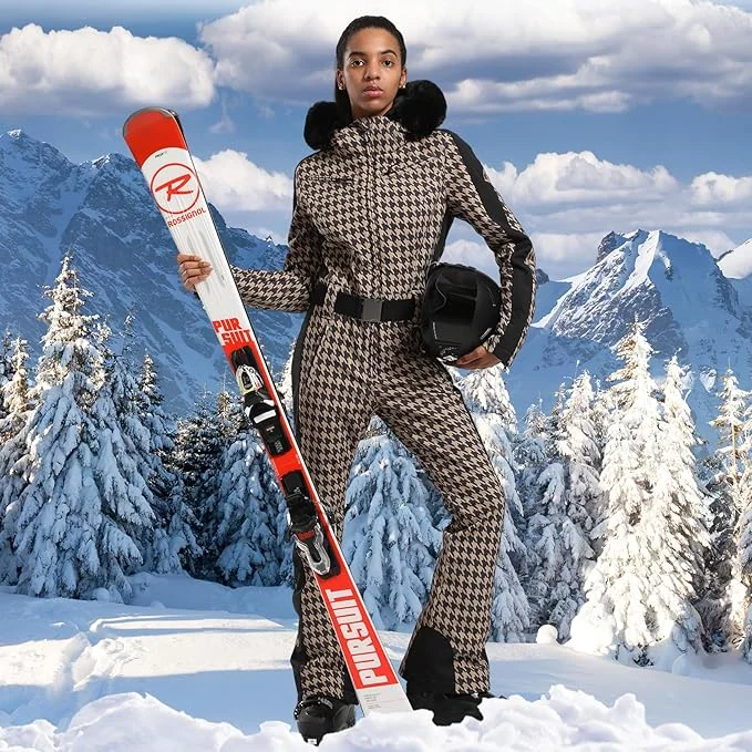 GSOU SCHNEE Einteiliger Skianzug Frauen Verdickung Snowboard Weibliche Overalls Winter Winddicht Wasserdicht Atmungsaktive Kleidung Skifahren – Detail 28