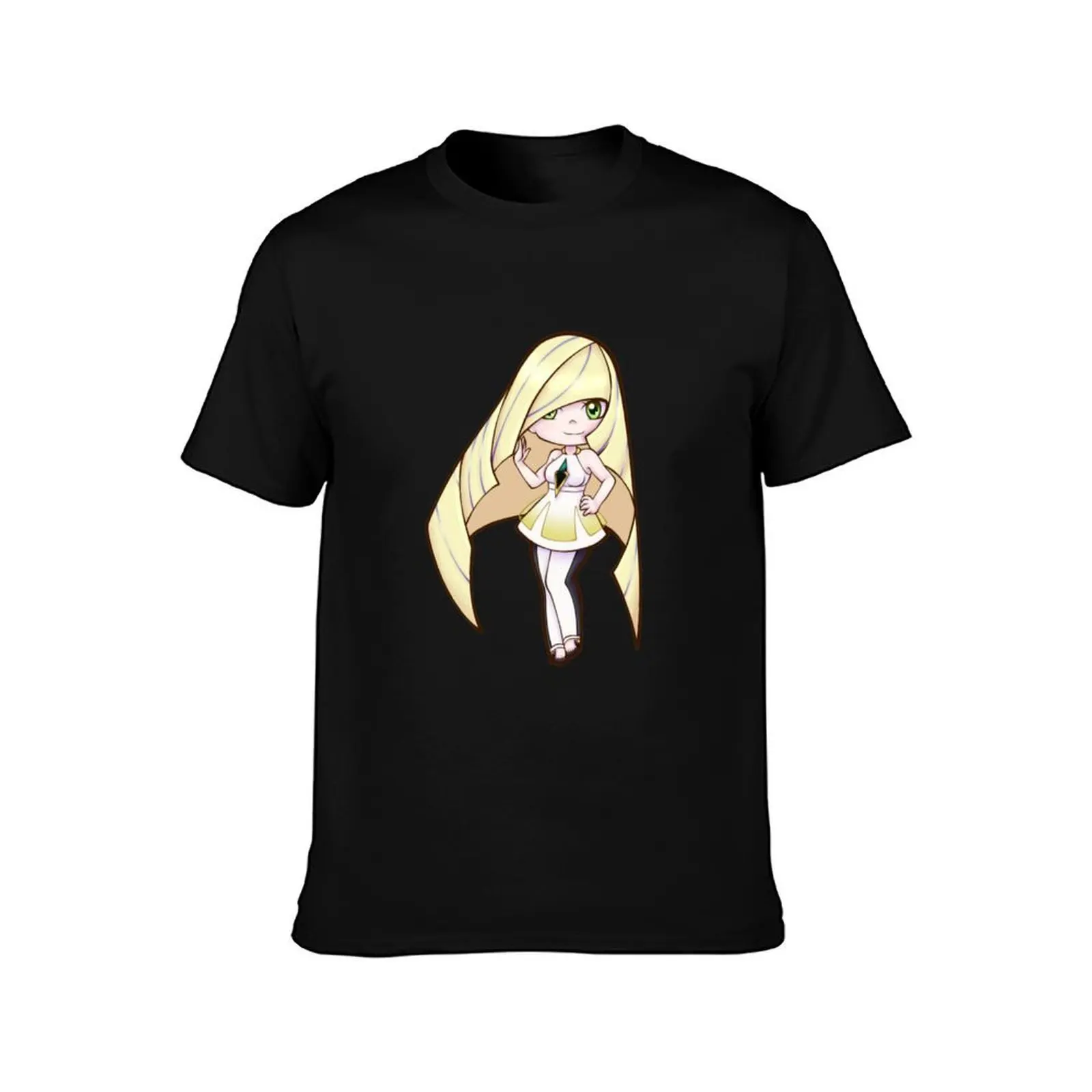 Aether President Lusamine T-Shirt Breathable Workout Short Sleeve Top T-Shirt