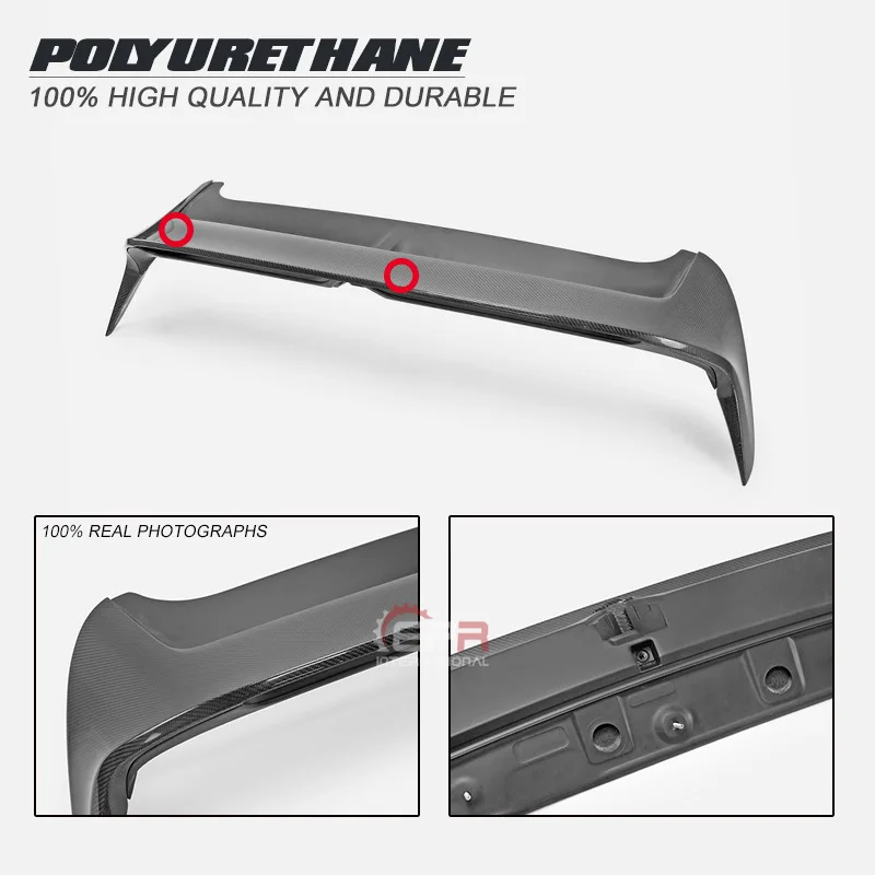 

Suitable for Hyundai I30 Carbon Fiber Modification Parts Original Factory Rear Wing Top Wing Replacement Spoiler Fixed Wing