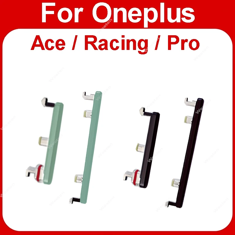 

Кнопки включения/выключения, регулировки громкости и боковые кнопки для OnePlus 1+ Ace Racing, Ace Pro, Genshin Impact. Запасные части для кнопок питания и громкости.