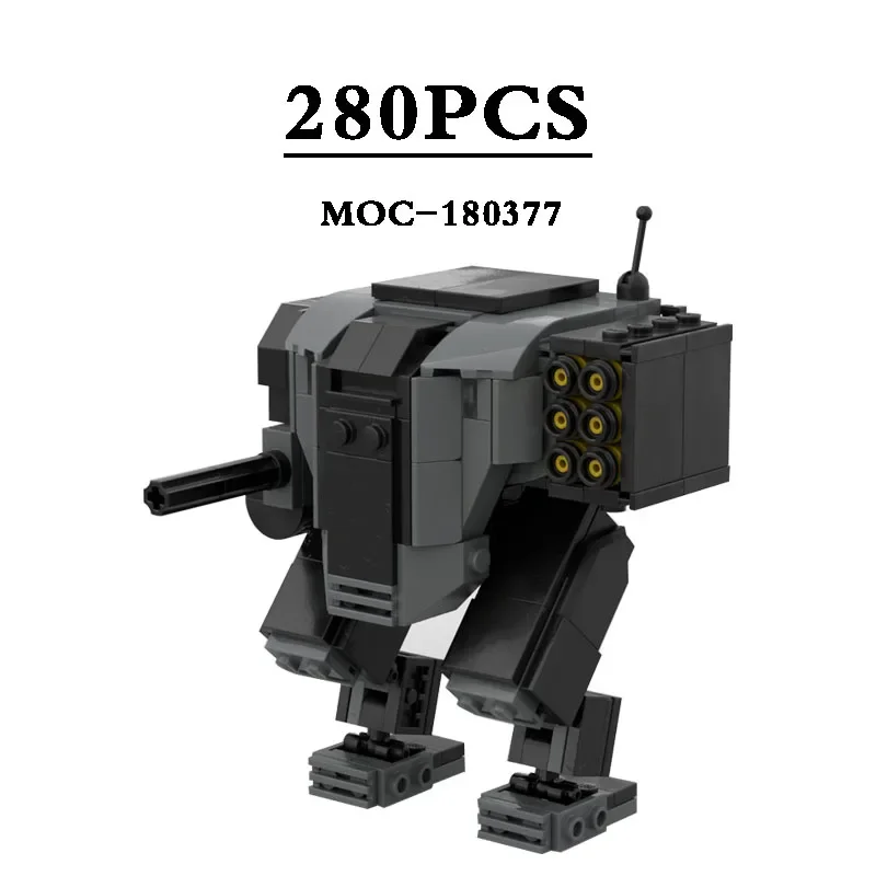 MOC-180377 Patriot Robot Toy Building Blocks Robot Thing Model 280PCS Black Fighter Model Puzzle Boy Toy Birthday Christmas Gift