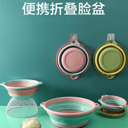 Home foldable washbasin, hand washing basin, plastic washbasin, portable travel foldable basin