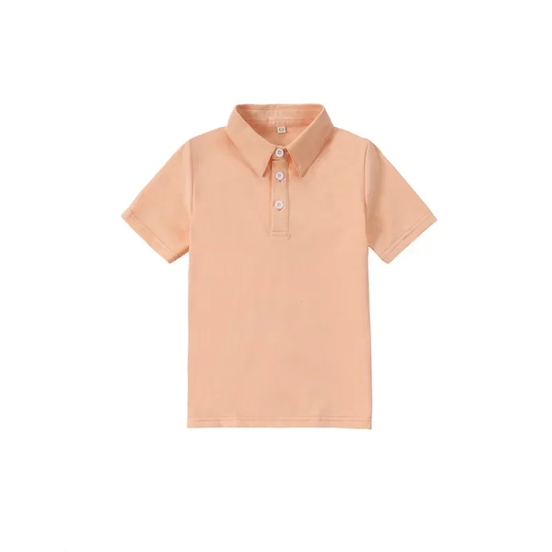 Spring Orange Cotton Solid – Orange Boy Shirt