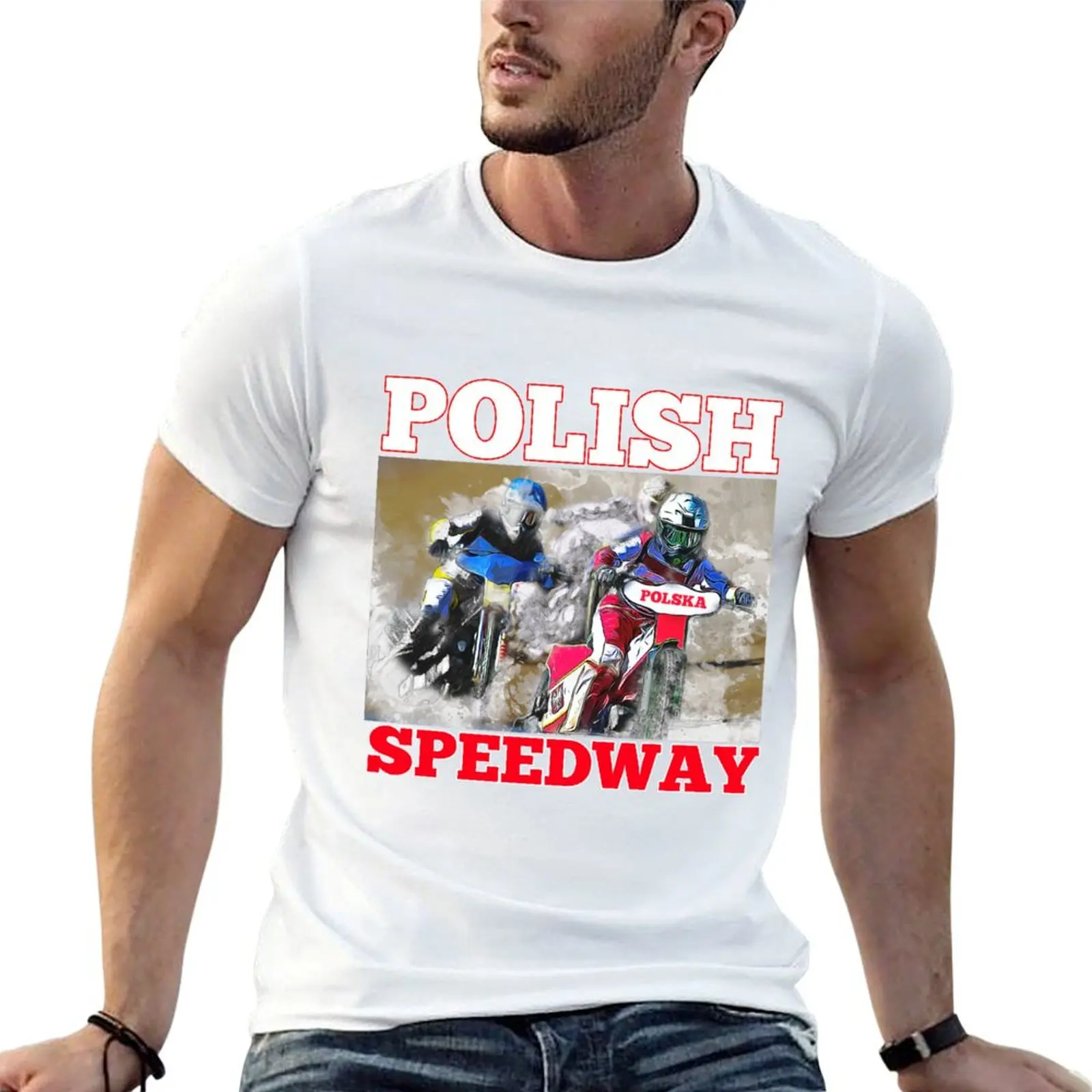 Polish Speedway No2 T-Shirt Holiday Vacation Tee Shirt