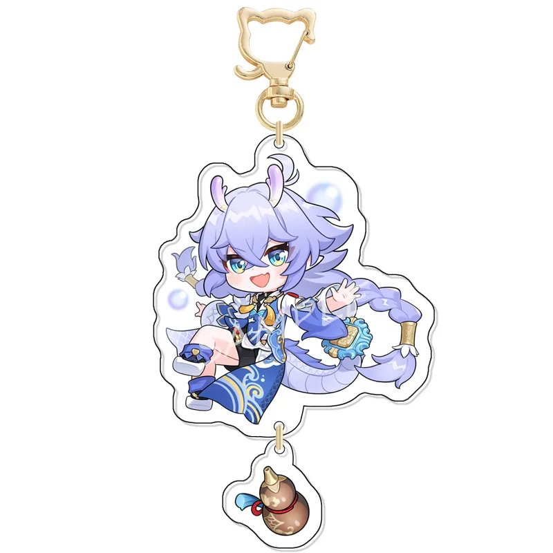 Anime Honkai: Star Rail Clara March 7th Herta Pelageya Sergeyevna Keychain Bags Cosplay Gift Cute Q Versions Pendant Acrylic