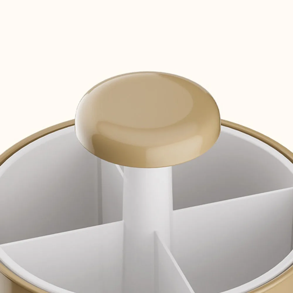 Portapenne rotante Capybara a 4 modelli Scatola portaoggetti da tavolo Capybara girevole a 4 griglie Scatola portaoggetti per cancelleria Capybara in plastica carina