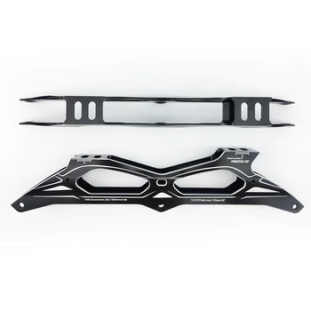 Powerslide 인라인 스피드 스케이트 프레임, M7 알루미늄 합금, 3 바퀴 속도 대야, 165-195mm 거리 베이스, 3*125mm 또는 110 mm