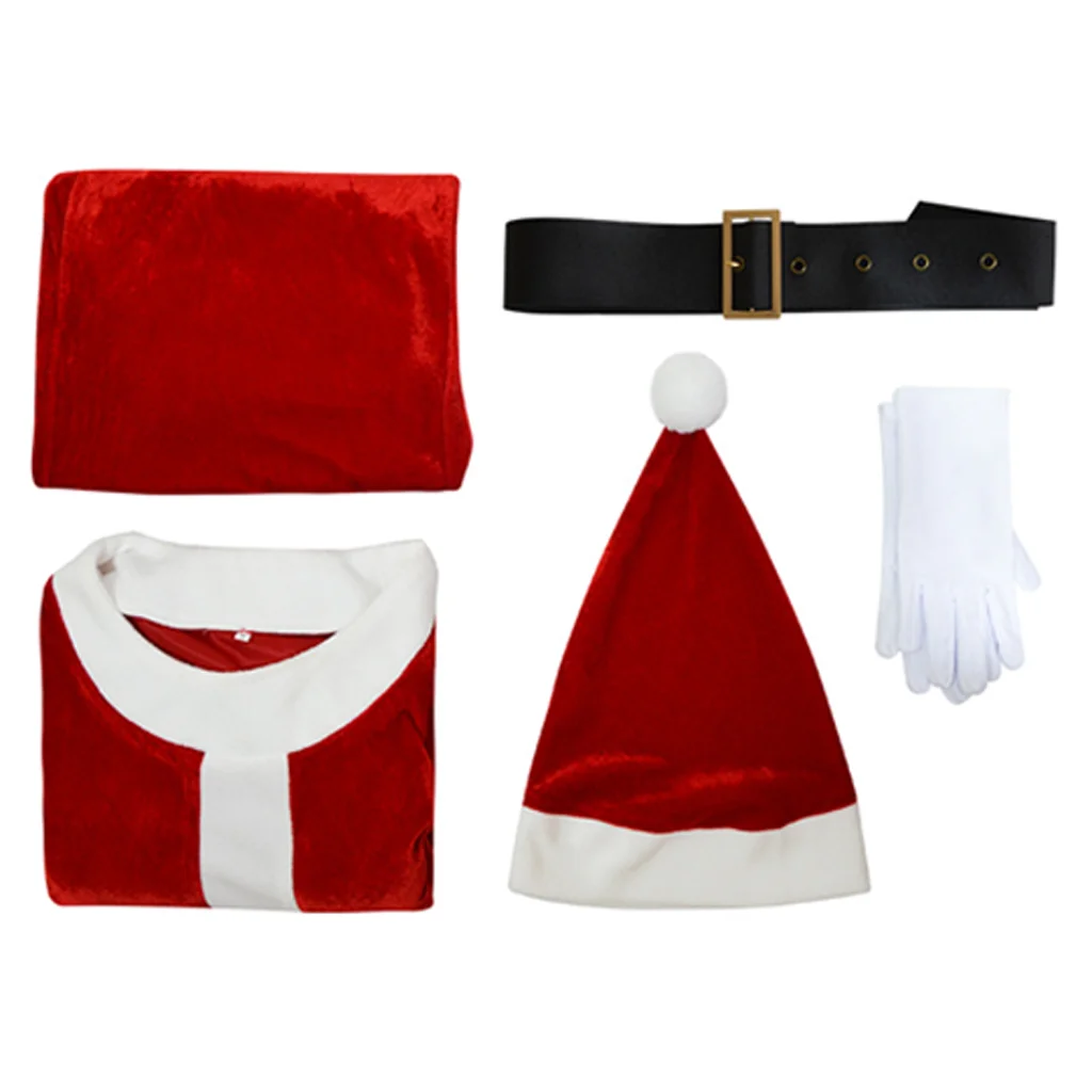 Cosplaydiy terrifiers palhaço cosplay vermelho papai noel uniforme halloween carnaval festa roupas roleplay trajes de natal