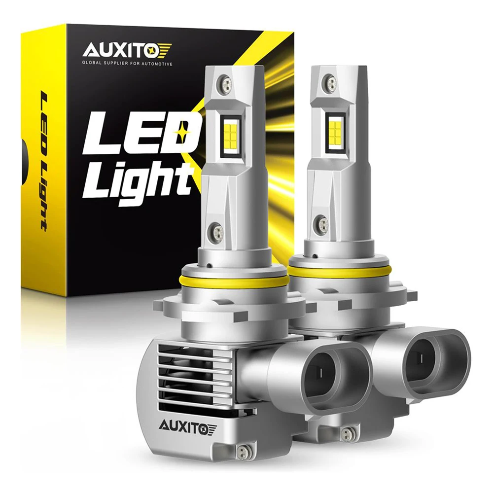 

AUXITO 2Pcs 9006 HB4 LED Canbus Headlight Bulbs Super Bright 100W 20000LM 6000K HB5 9007 H4 LED hi/low Head Lamp H11 H8 9006 HB3