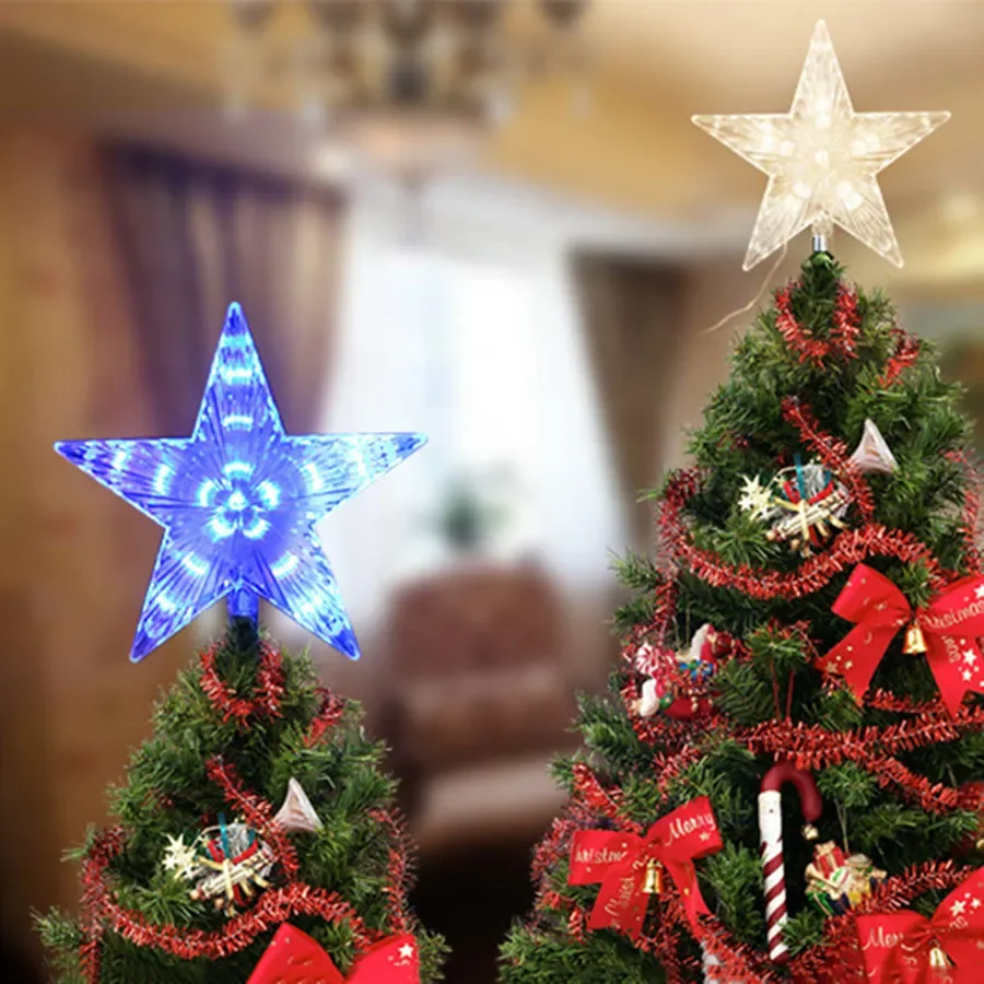 TSLBW 5 Stück Mini LED Weihnachtsbaum Leuchten LED