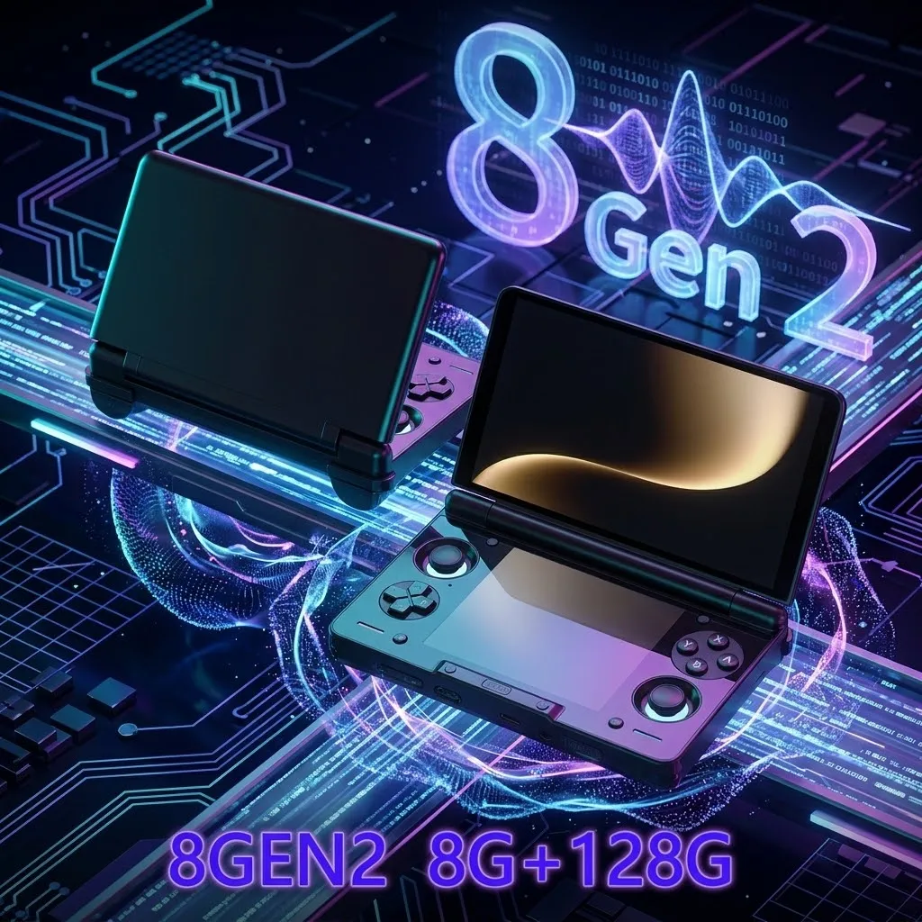 AYN Thor Handheld Game Console 6'' OLED Dubbel Scherm Qualcomm Snapdragon CPU Android 13 6000mAh Batterij Hall Stick Game Console