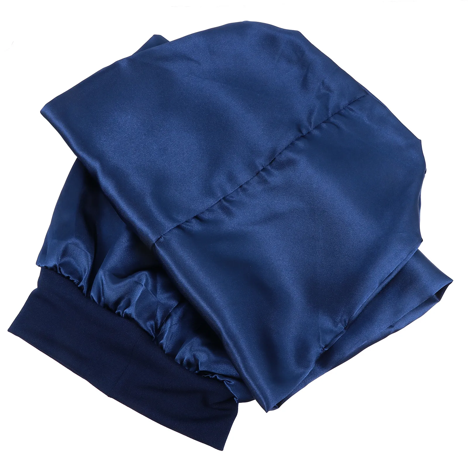 Long Satin Sleep Cap Elastic Band Large Size for Women Braids Dreadlocks Curly Hair Comfortable Night Sleep Hair Wrap
