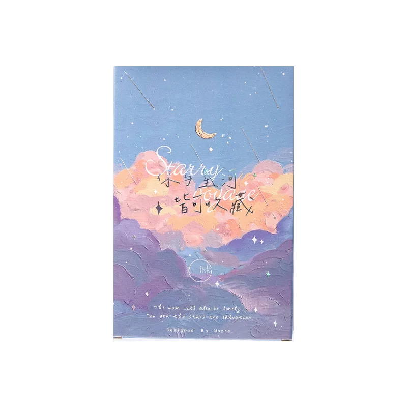 30 pezzi/set serie Starry Voyage cartoline INS paesaggio pittura a olio biglietti d'auguri artistici scrittura carta regalo forniture per ufficio