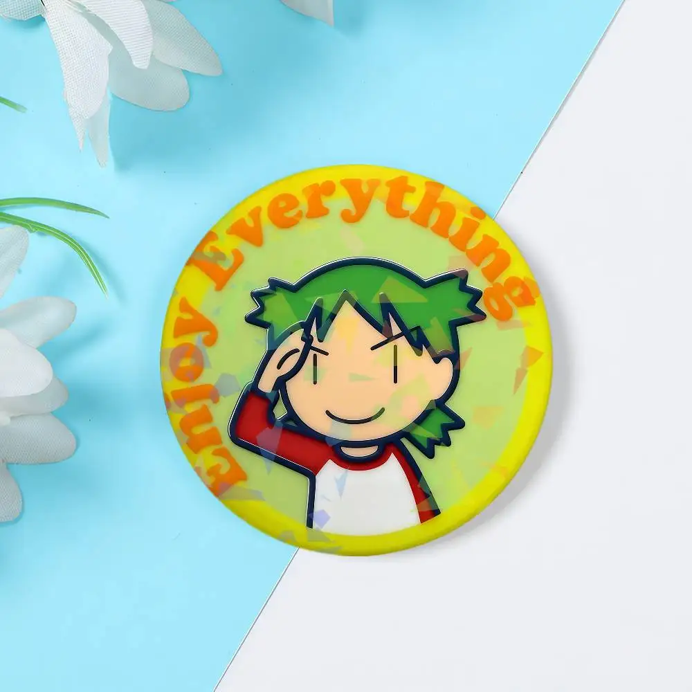 Yotsuba Genießen Sie alles Emaille Pin Kleidung Tasche Zubehör Brosche Cartoon Science Fiction Abzeichen Geschenk