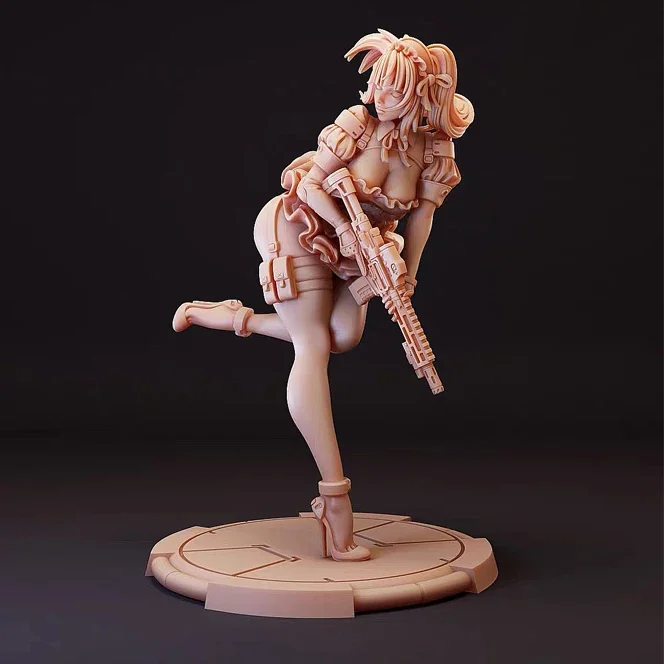 75MM Resin model kits figure beauty colorless and self-assembled  A-1789