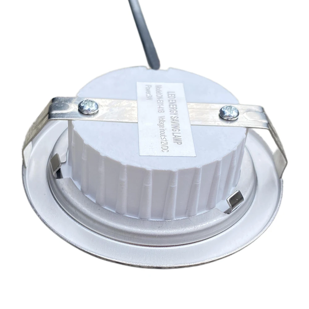 2-teilige 12V AC/DC 1,5W LED-Dunstabzugshaubenleuchte 55-60mm Loch Rauchabzugshaube Ventilator Schranklampe 15W Halogen-Äquivalent – Detail 6