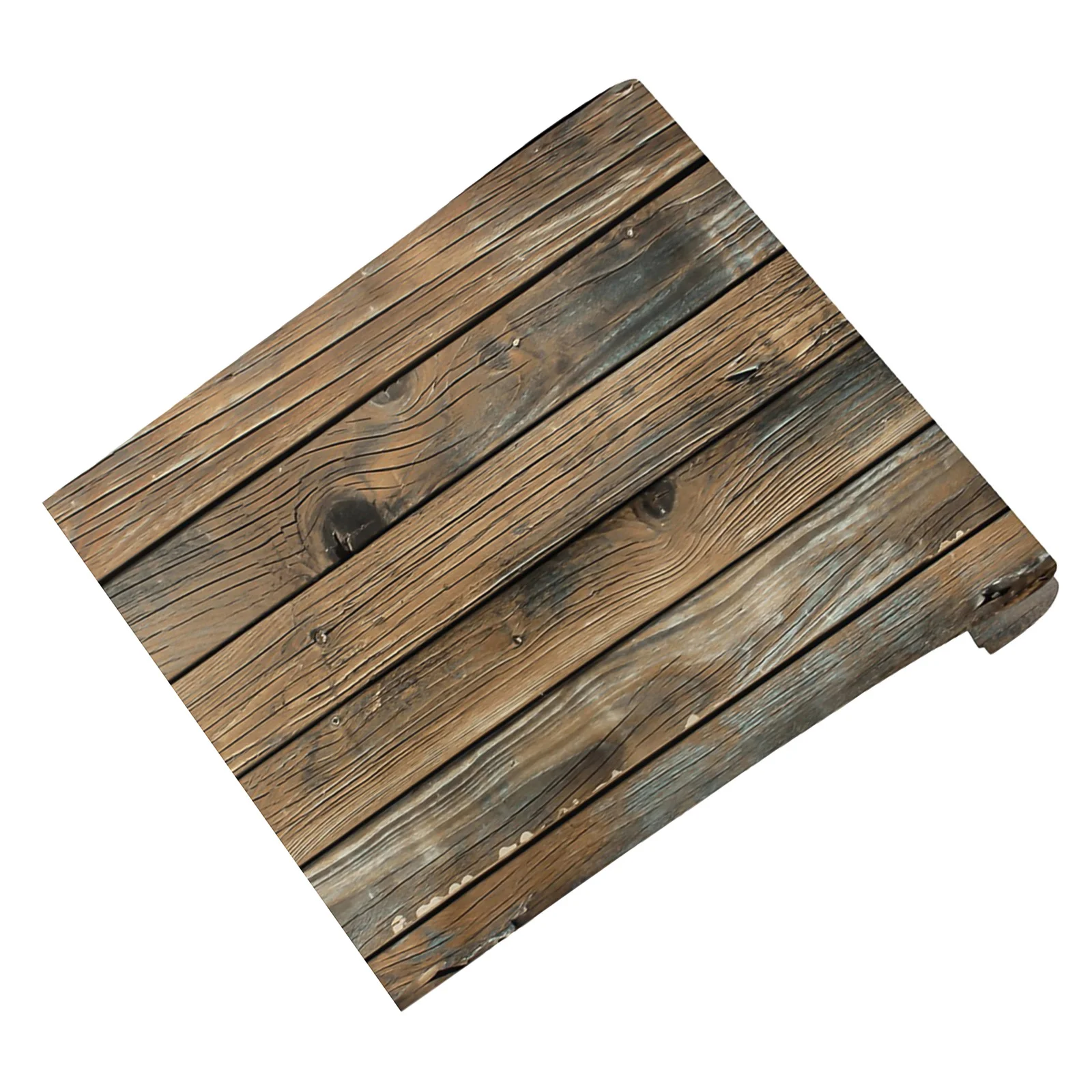 

Wood Plank Wallpaper Removable Self-Adhesive Vintage Wood Grain Fire Retardant Sound Insulation Peel Stick Smooth Decorative