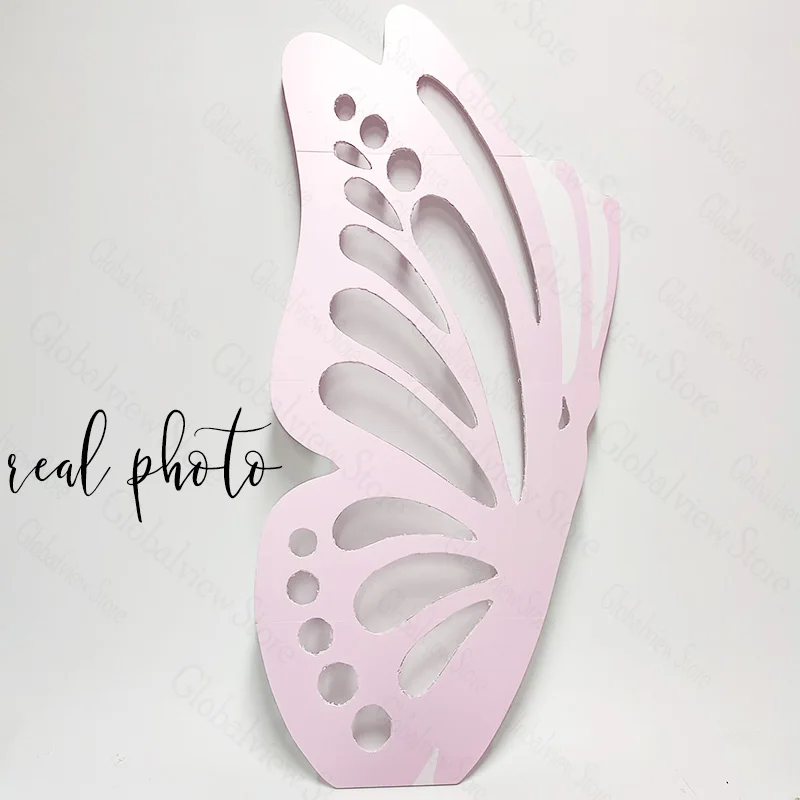 Purple Pink Butterfly Cutouts Hollow DIY Butterflies Decoration Baby Shower 1st Birthday Party Decor Supplies Girls Cut Out