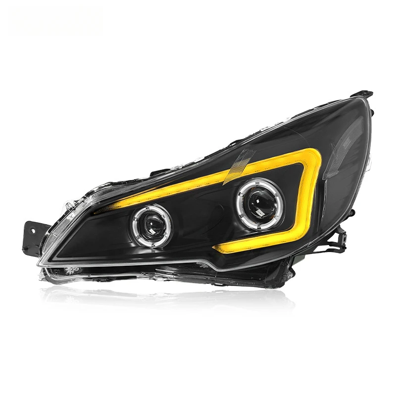 Suitable for 2010-2014 Subaru Outback headlight assembly modification with dynamic LED daytime running lights and flowing turn s