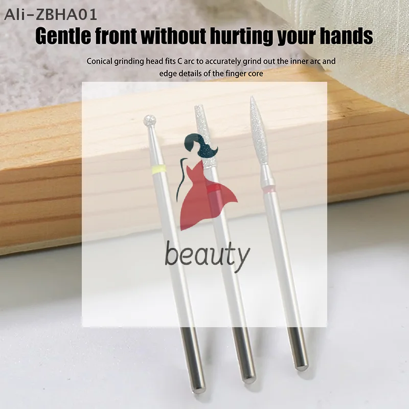 Pour enlever le Gel des ongles diamant foret à ongles fraise tout pour manucure Machine Bit outils accessoires cuticule propre