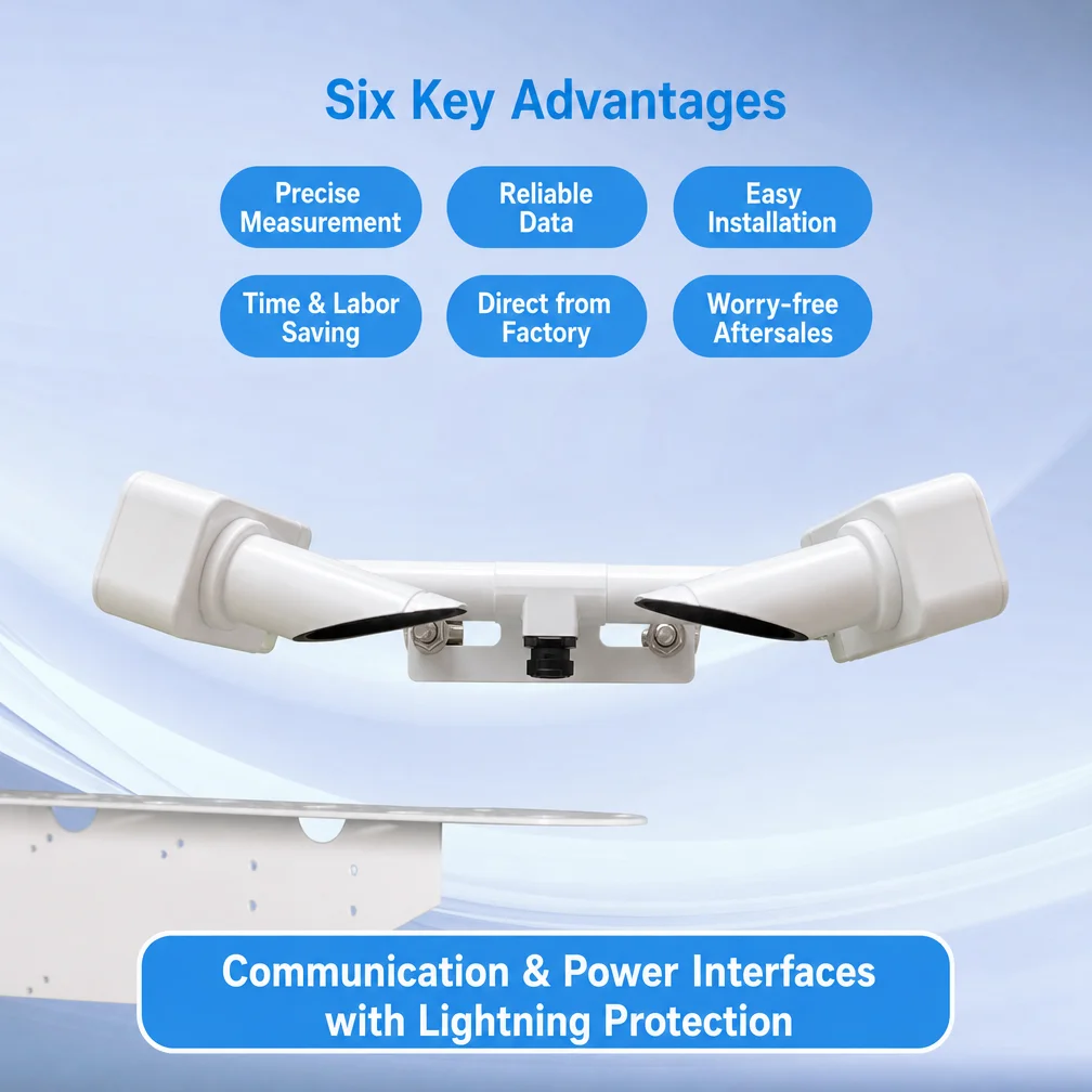 CE Certified AWS RS485 4-20mA SDI-12 IP65 High Accuracy Present Weather NWS Weather Code Visibility Detector