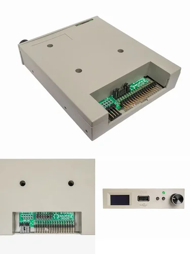 Imagen 2 del producto Emulador de unidad de disquete Gotek/codificador rotatorio Unidad de disquete flash OLED, negro o gris