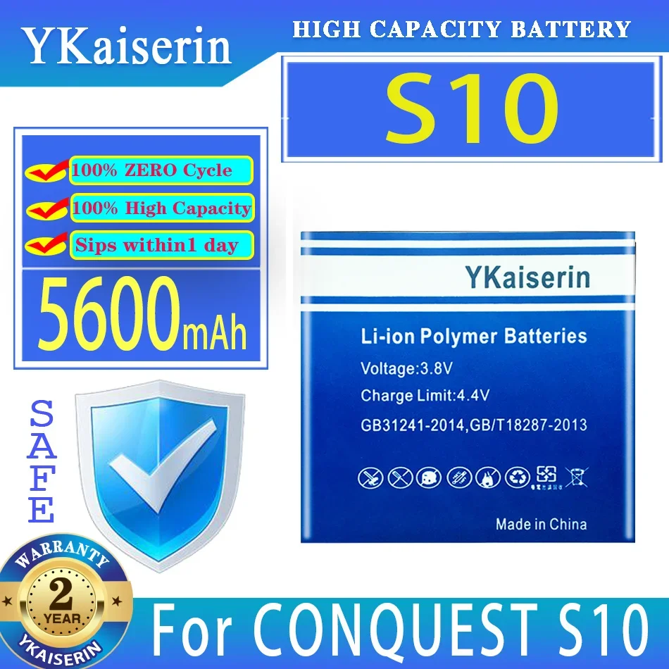 Аккумулятор ykaisin 5600 мАч/8600 мАч для CONQUEST S8 S10 S6 S12 мобильный телефон