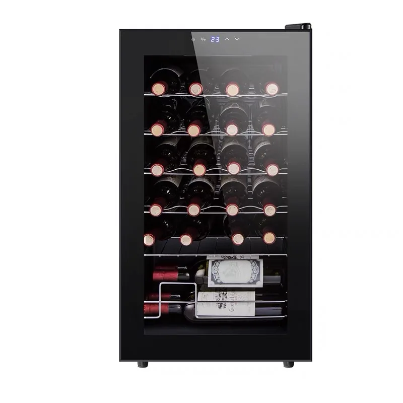 High Quality Glass Door Built In Freestanding Wine Refrigerators With Smart Temperature Stabilize System Cooler Cabinet