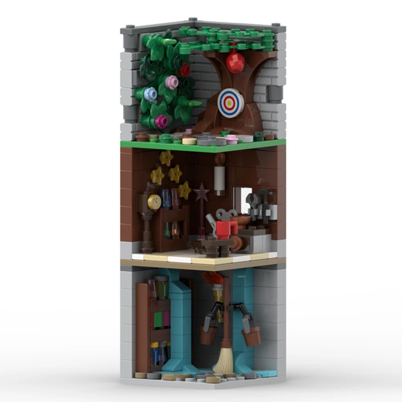 

380PCS MOC Disneying Vignettes Series DIY Educational Assembly Building Blocks Set for Kids Birthday Gift