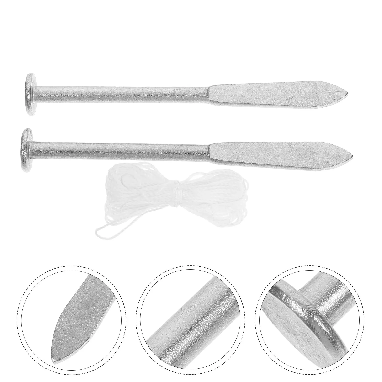 1Set High Strength Steel Bricklayer Line Pins Masonry Positioning Tool for Perfect Brick Alignment Brickwork Guides Bricklaying