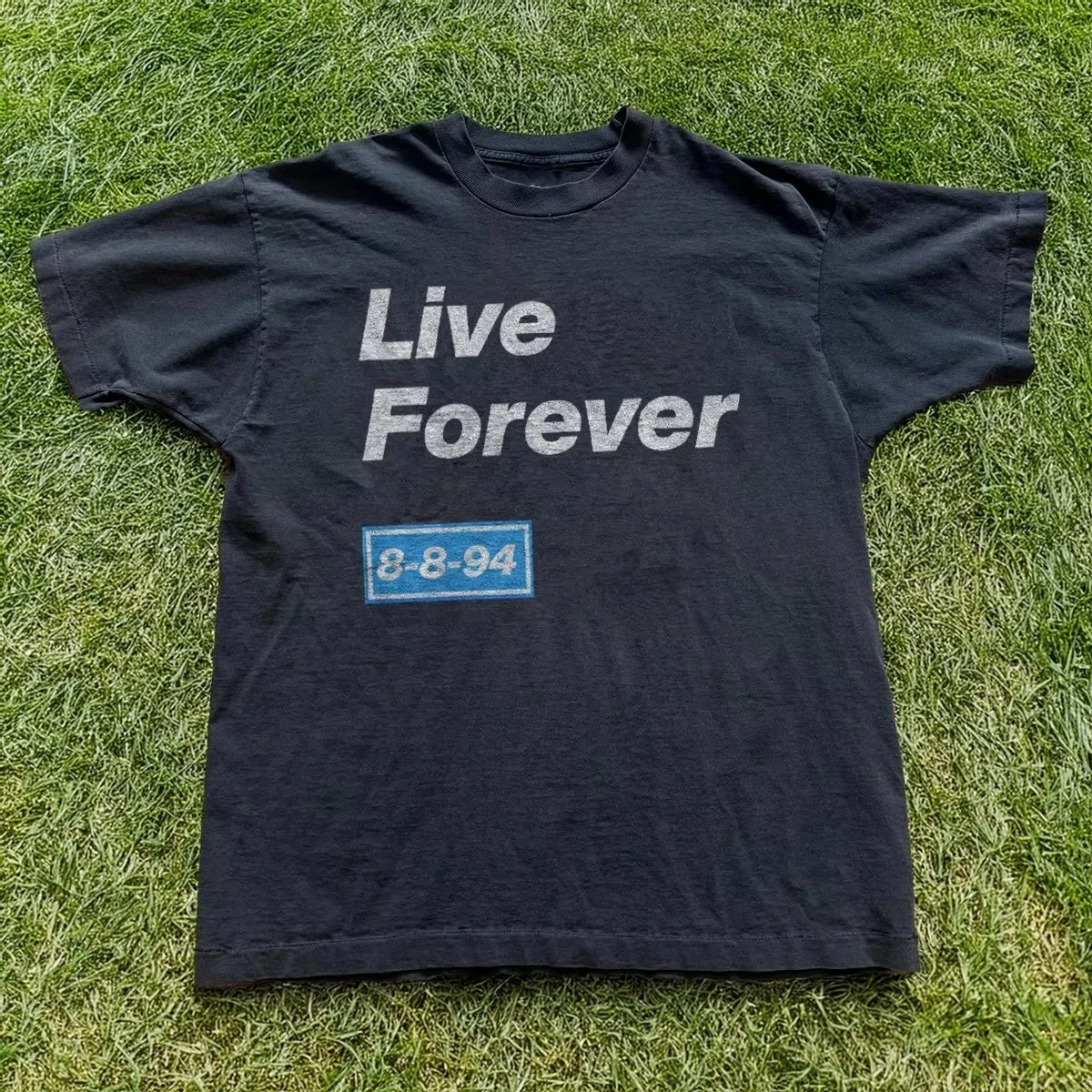 Camiseta Oasis Live Forever Band, camiseta de manga corta para hombre y mujer, camiseta de marca de tendencia, camisetas deportivas de verano, ropa de calle para hombre