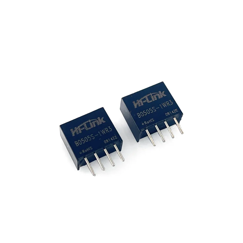 Hi-Link Hot Sale Mini 100pcs B0505S-1WR3 5V 200mA 1W Constant Voltage Input Isolated Unregulated Single Output DC-DC converter