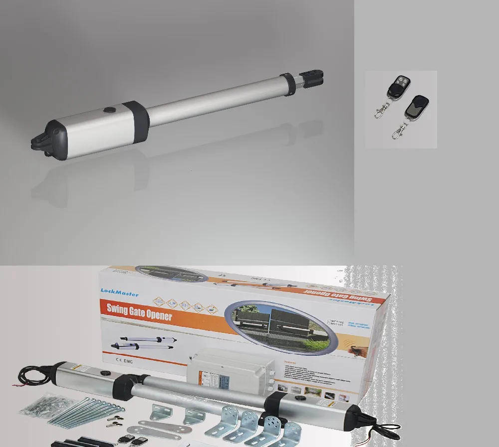 Small Automatic Linear Swing Gate Openers with Remotes