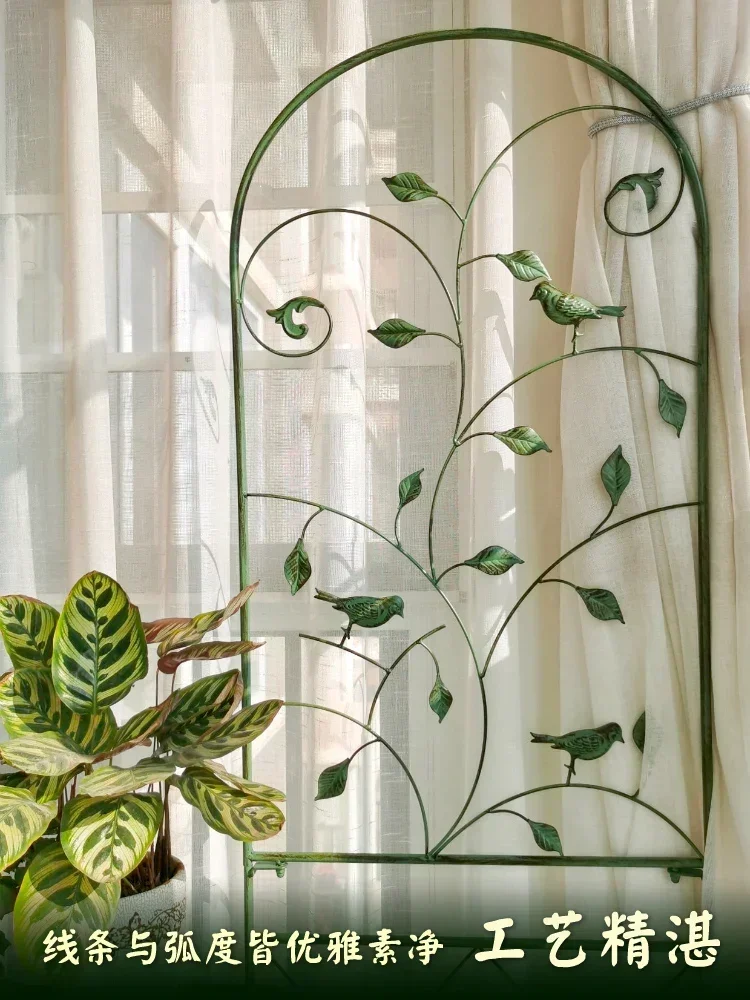 Balcony Flower Stand Chinese Rose Clematis Climbing Bracket Courtyard Garden Jardiniere Lattice