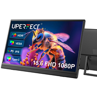 UPERFECT15.6 Inch 1080P Portable Monitor Gaming Laptop Display Second External With Type C Mini HDMI For PS Steam Deck Switch PC