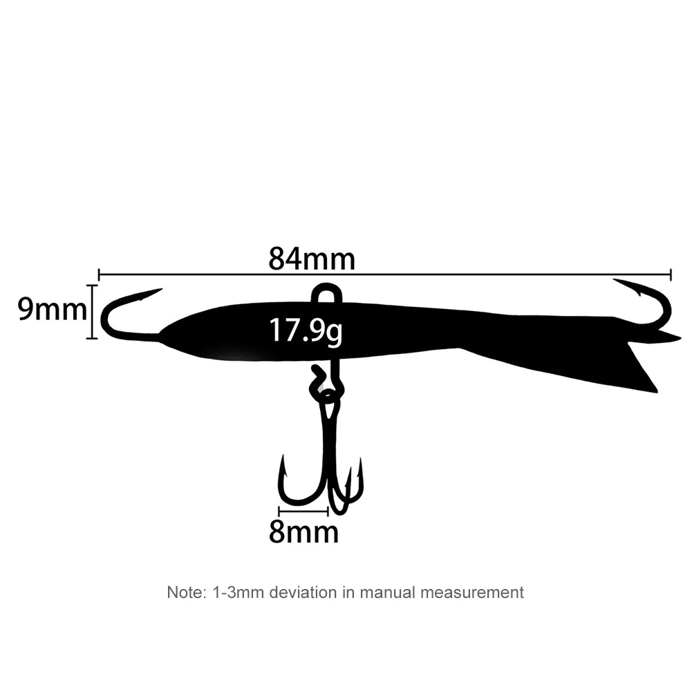 83mm/18g Künstlicher Harter Köder Bunte Balancers Jig Köder Harter Köder mit Minnow-Profil 3D-Augen Pesca Tackle Angelzubehör