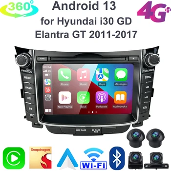 12G 256G Car Radio 7" Android Carplay Navigation Carplay GPS For Hyundai I30 GD Elantra GT 2011 2012 2013 2014 2015 2016 2017