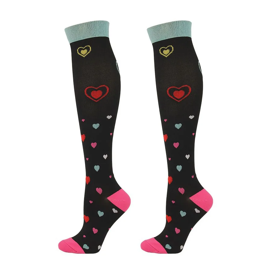 5-Pair Crew Compression Socks for Hiking and Running