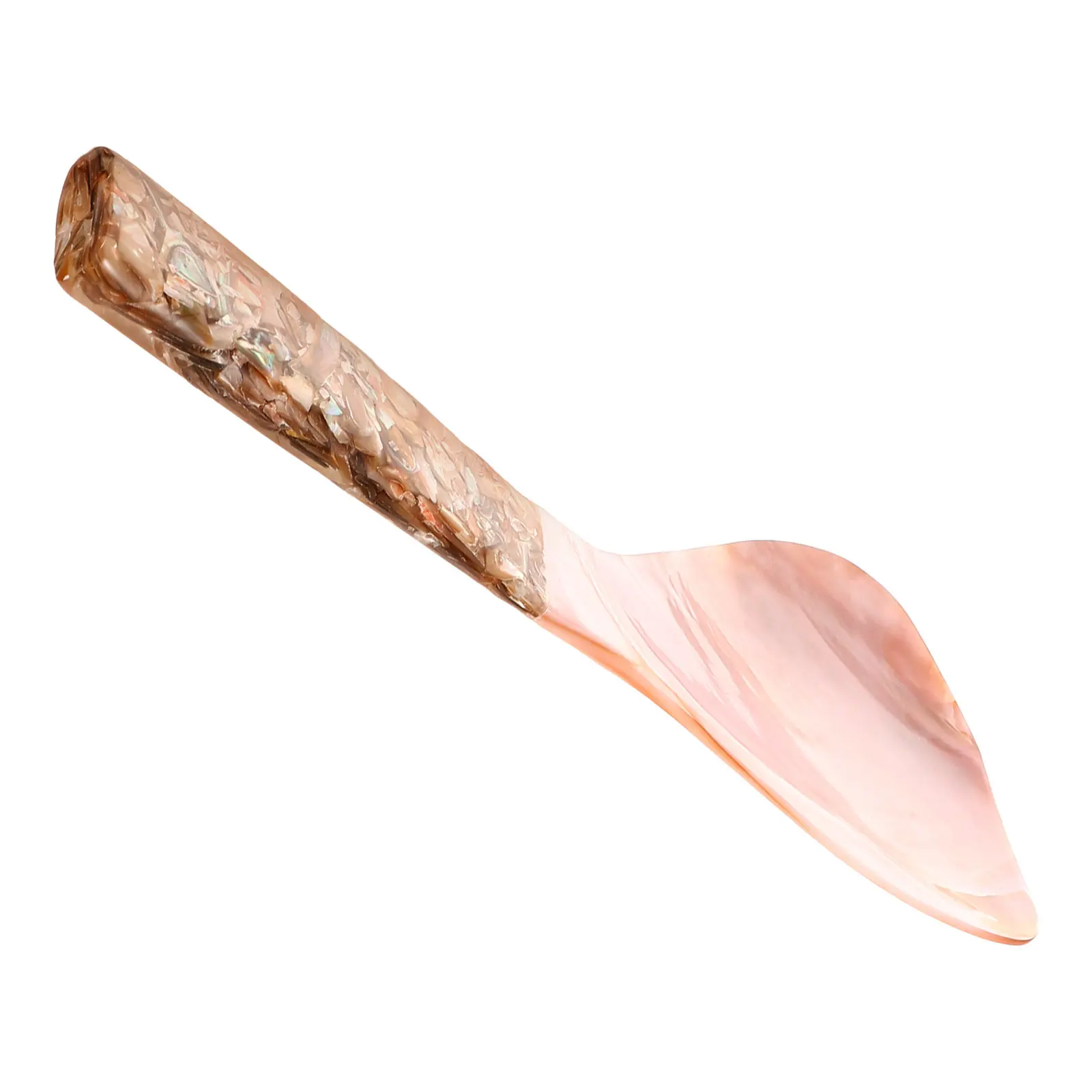 Large Shell Natural Handmade Rice Spoon Convenient Kitchen Rice Paddle Smooth Surface Dishwasher Safe Kitchen Accessories