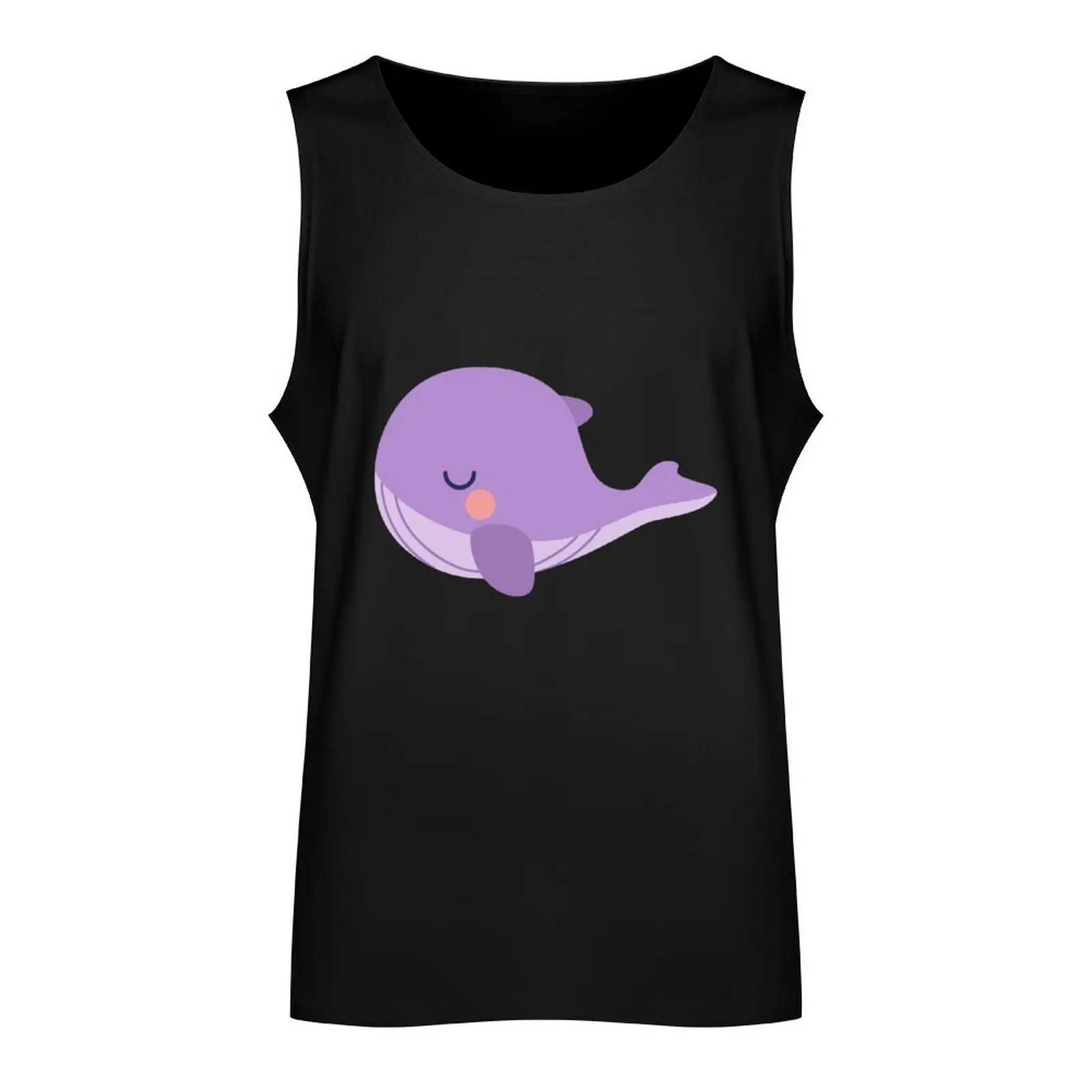 Tinytan purple whale plush Tank Top sleeveless vests vest men