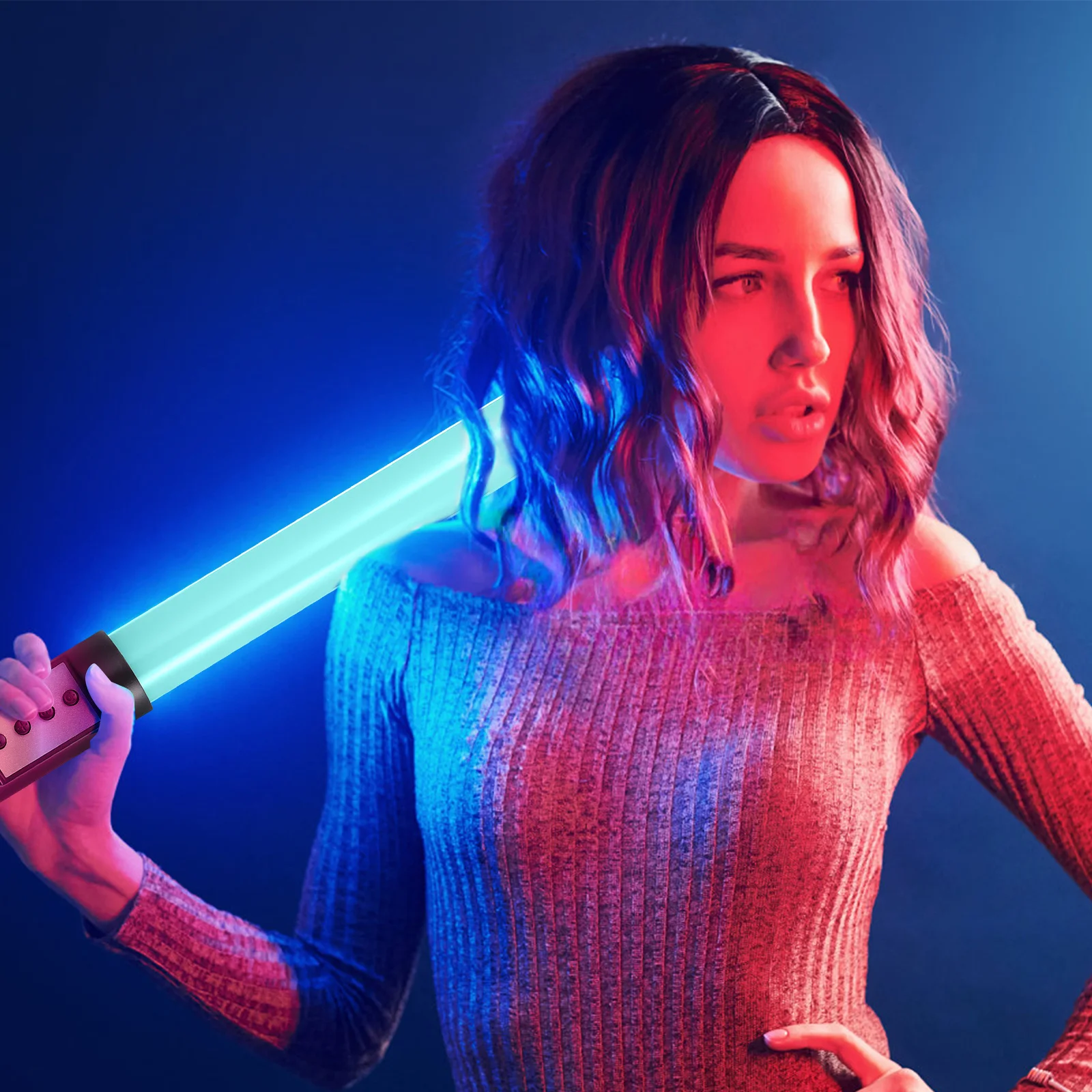 

Rgb Handheld Fill Light Portable Dimmable Dimming Photography Lighting for Video Recording Live Streaming Filming