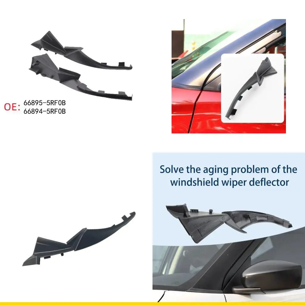 SZCH Auto Part Windshield Wiper Cowl Cover 66894-5RF0B 66895-5RF0B Easy Installation