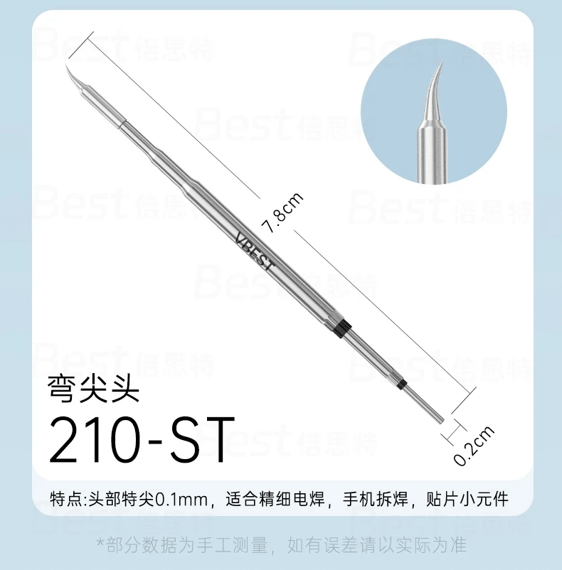 C210 Universele Soldeerbout Tip C210-K/C210-IS/C210-I Lassen Mondstuk Vervanging Hoofd Reparatie Soldeerstation voor C210