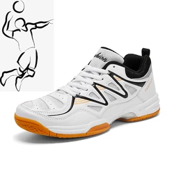 2024 New Men's Volleyball Shoes Outdoor Fitness Badminton Sports Shoes Mesh Breathable Tennis Shoes Size 38-48