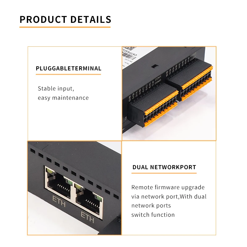 CK-TP5016 16-Channel Modbus Tcp Remote Ethernet Switch Digital Output Communication Expansion Module for PLC Input Output (IO)