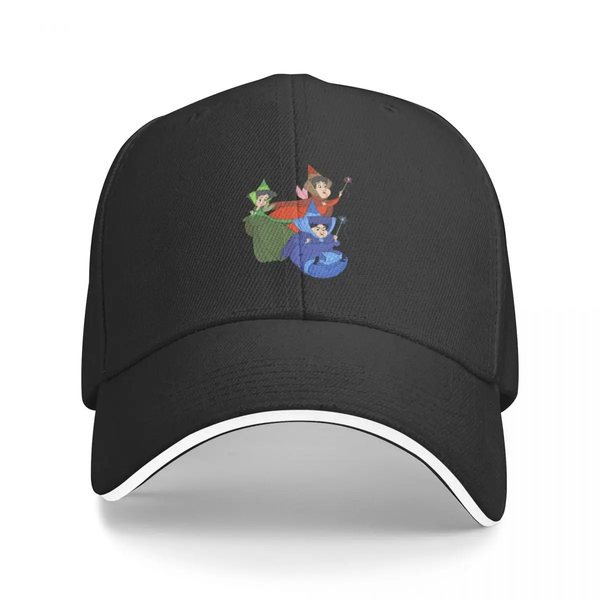 

Sleeping Beauty, Flora, Fauna, and Merryweather Baseball Cap Bobble Hat Visor Luxury Hat Mens Hats Women's