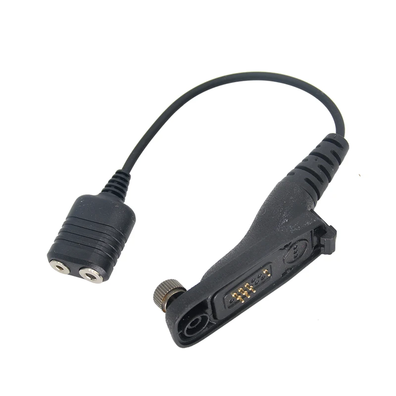 XIERDE Adaptador de Audio para Motorola Xir P8268 P8668 APX6000 APX7000, Cable de conversión de auriculares Walkie a k-type, 2 pines