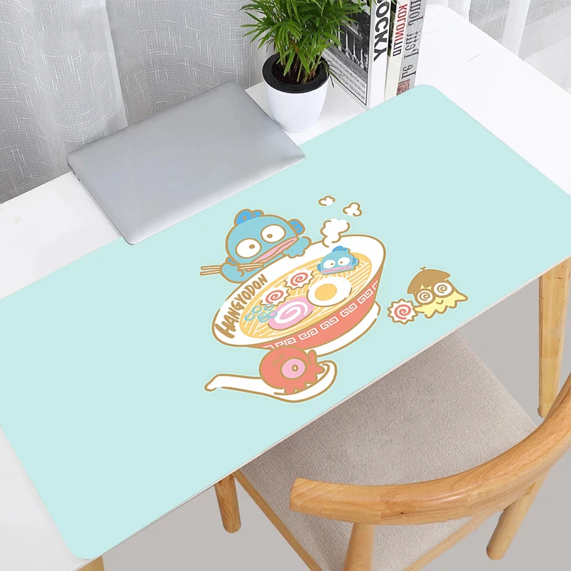 لوحة الماوس Kawaii كبيرة لألعاب الكمبيوتر المحمول لوحة المفاتيح نونسليب المطاط الكمبيوتر السجاد حصيرة مكتبية خزانة ألعاب H-Hangyodons MousePad #4