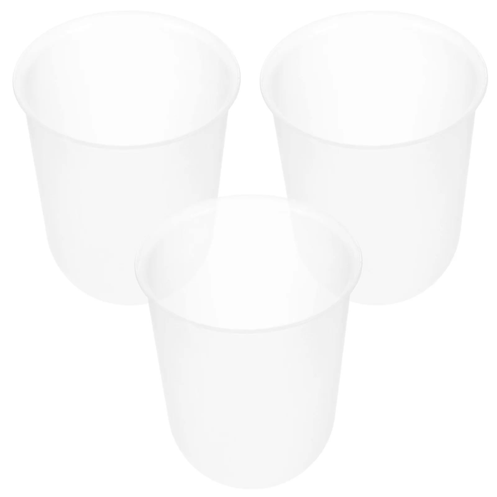 

3 Pcs Cleaning Brush Plastic Holder Cup for Toilet Bathroom Products Accessories Bowl