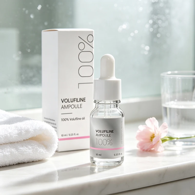 Volufiline 100% Plump Essence Flasche Zarte Haut Tiefenwirksame Feuchtigkeitspflege Erhöht die Hautelastizität Verbessert Trockenheit, Glanzlosigkeit und Rauheit Neu – Detail 23